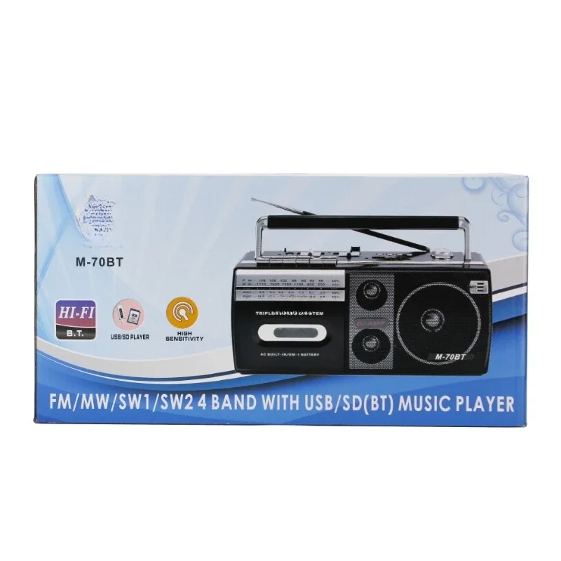 2024 classic cassette recorder player home radio wireless player