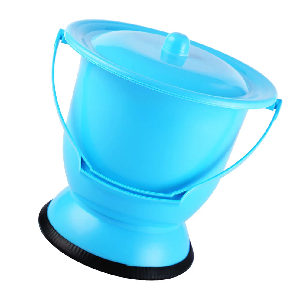 

1Pcs Portable Urinal Pan Spittoon with Lid for Home Travel Outdoor Use Heavy Duty Plastic Urine Pot for Adults Kids Pregnant