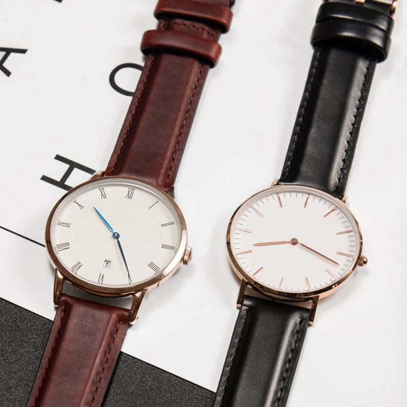 Correa de reloj para DW Daniel Wellington para mujeres y hombres, correa de reloj de cuero genuino de alta calidad, 18mm, 20mm, 22mm