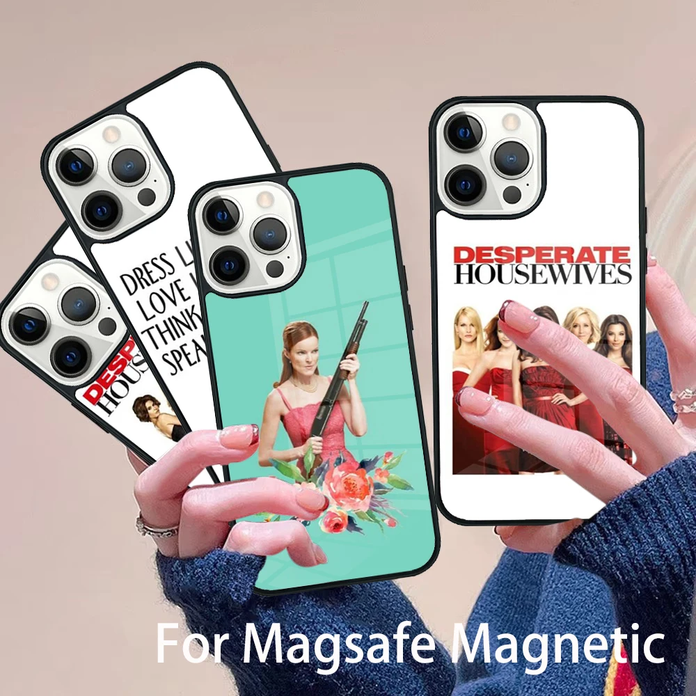 

Desperate Housewives Phone Case Magesafe Magnetic Wireless Charge Cover For IPhone 16 11 12 13 14 15 Pro Max Plus Mini