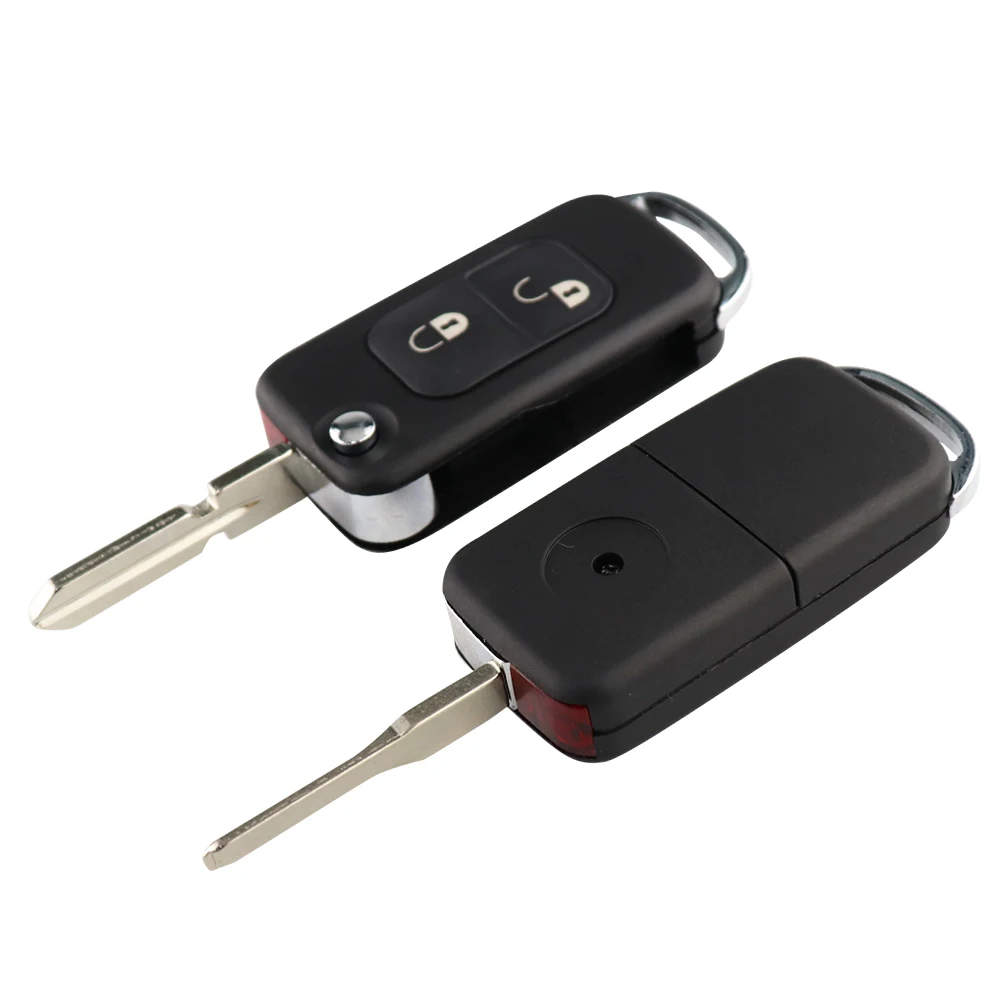 YIQIXIN Flip Remote Car Key Shell For Mercedes Benz  A C E ML C CL S SL SE SEL SLK W124 W168 W202 W203 Uncut HU39 HU64 Blade