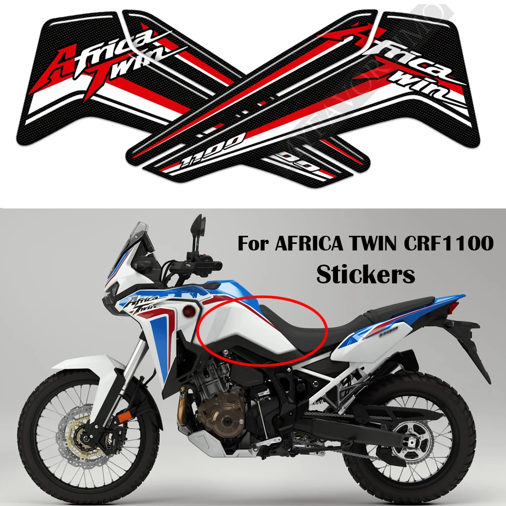 

For Honda AFRICA TWIN CRF1100 CRF 1100 L ADVENTURE SPORT Stickers Decal Kit Tank Pad AfricaTwin Protector 2019 2020 2021