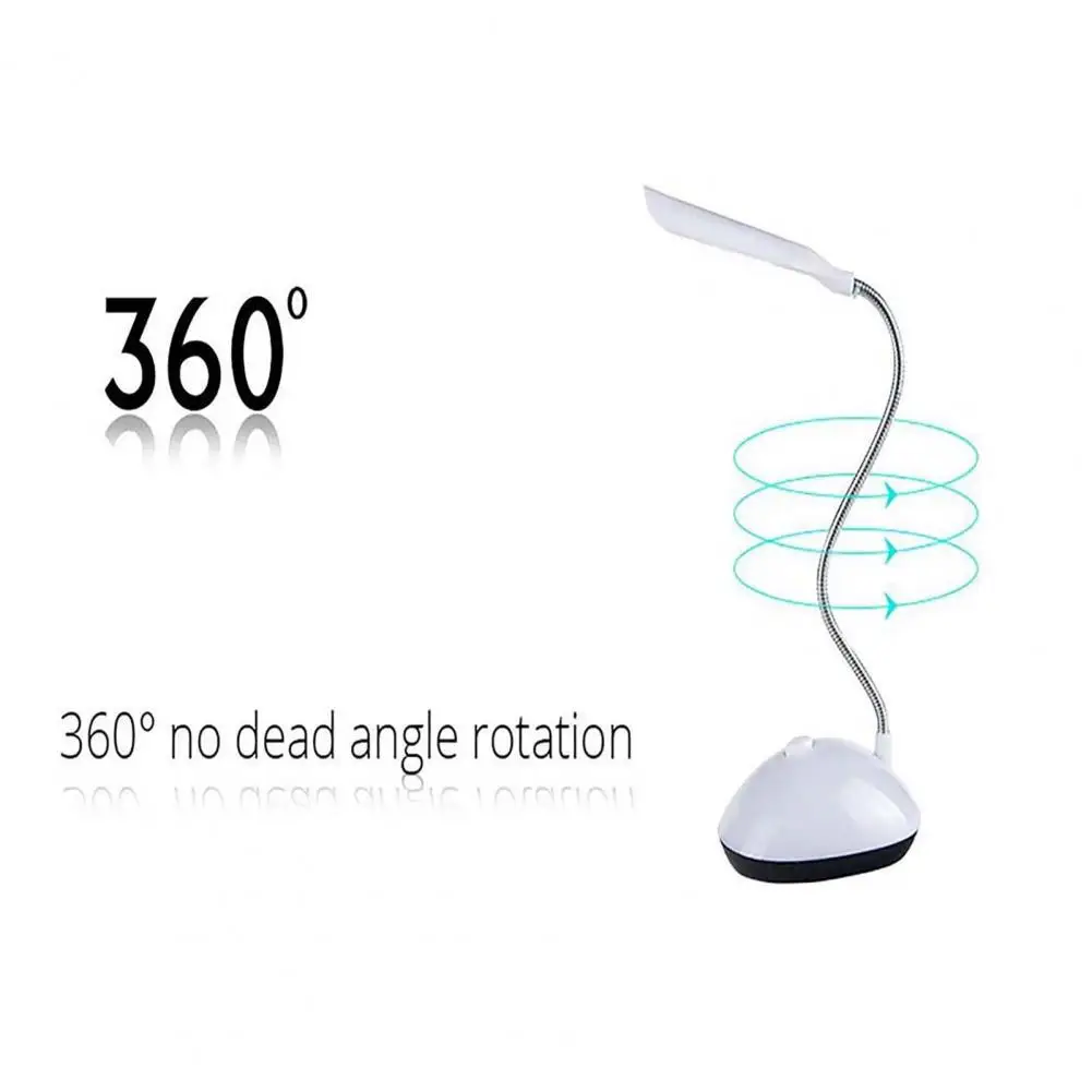 360 Degree Rotating Eye Protection LED Desk Lamp Kids Student Reading Light for Home Bedroom