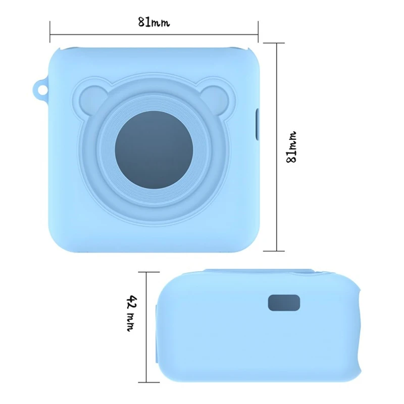 A6 Peripage Portable Bluetooth Thermal Photo Inkless Printer Silicone Case