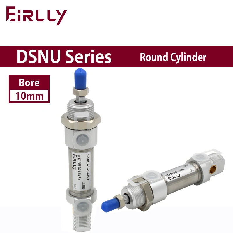 

Festo type DSNU round mini stainless steel air pneumatic cylinder DSNU-10-20-P-A DSNU10-30-P-A DSNU-10-50-P-A Stroke 10-200mm