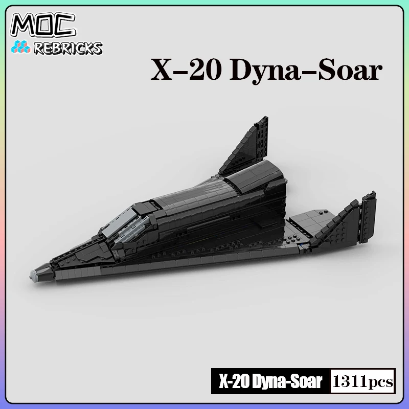 Space Series MOC Bricks American Boeing X-20 Dyna-Soar Spaceplane Building Block Model Set DIY Children's Toys Christmas Gifts