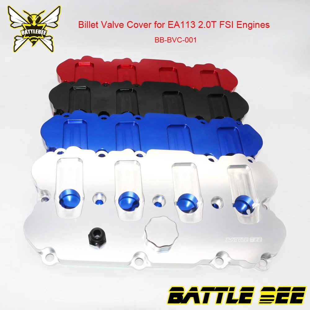 BATTLEBEE billet Valve  Cover for A4 B6 B7 C6 8P 8J MK5 MK6  GOLF R EA113 2.0 TFSI Engines