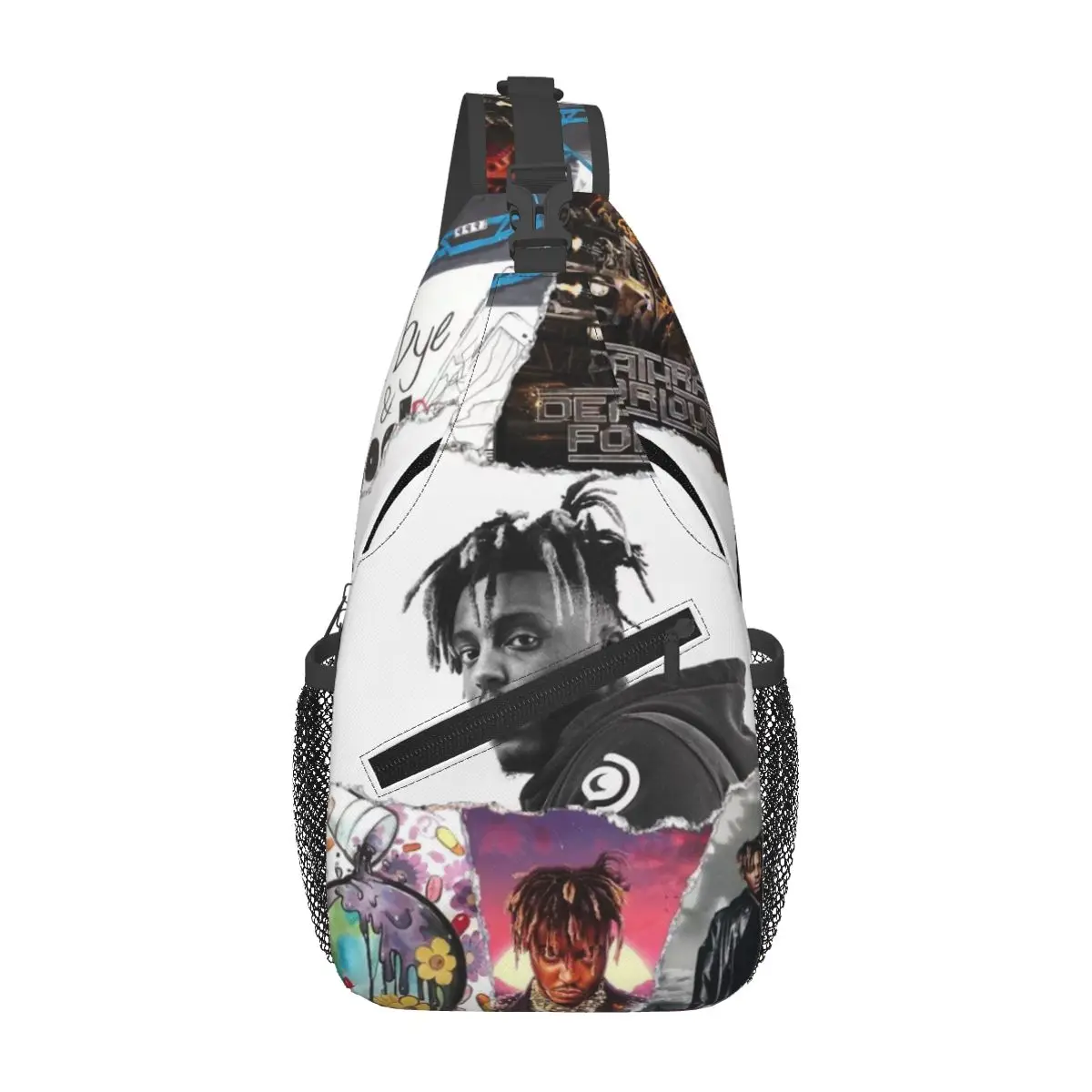 J-Juice-Wrld Crossbody Sling Bags Men Women Chest Bag Shoulder Backpack Daypack for Hiking Travel Biking Pack
