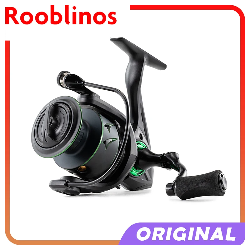 

RF Spinning Reel Fishing Reel 10+1BB 5.2:1 Spin Green EVA Knob