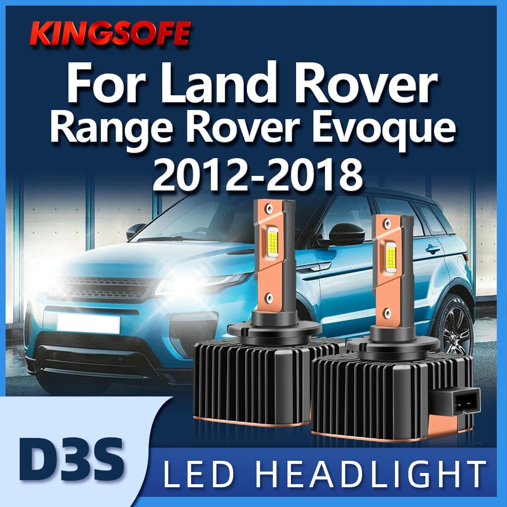 

Фара головного света 6000 лм, цоколь 3S, CSP Turbo Lamp 2012 K 12V 24V, белая для Land Rover Range Rover Evoque 2013 2014 2016 2015 20172018