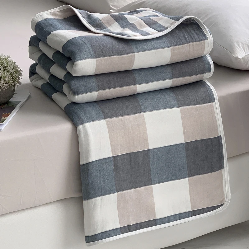 

2025 new cotton six-layer yarn Xia Liang quilt pure cotton towel quilt empty blanket nap blanket gauze blanket