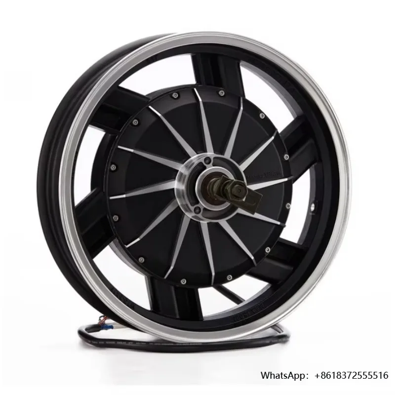 

X 17 Inch 72V 5KW-8KW High Power Electric Motorcycle Wheel Hub Motor Disc Brake