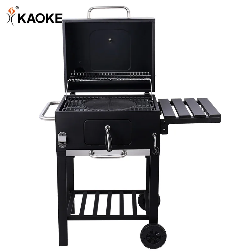 23 Inch Hot Selling Outdoor Grill Barbecue with Side Table and  Wheels BBQ Grill Manufacturer