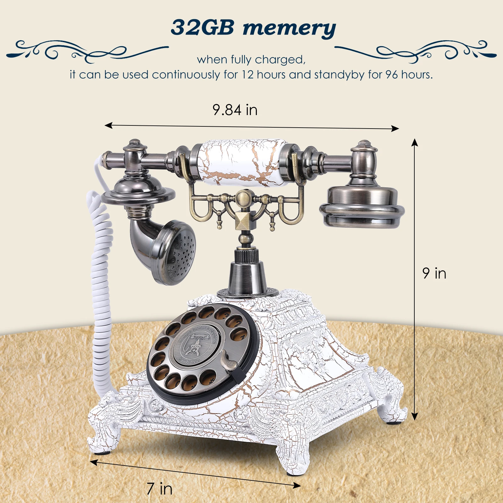 Antique Audio Guest Book Wedding Phone Message Recording Vintage Audio Message Book Vintage Message Book Confession Voicemail image 6