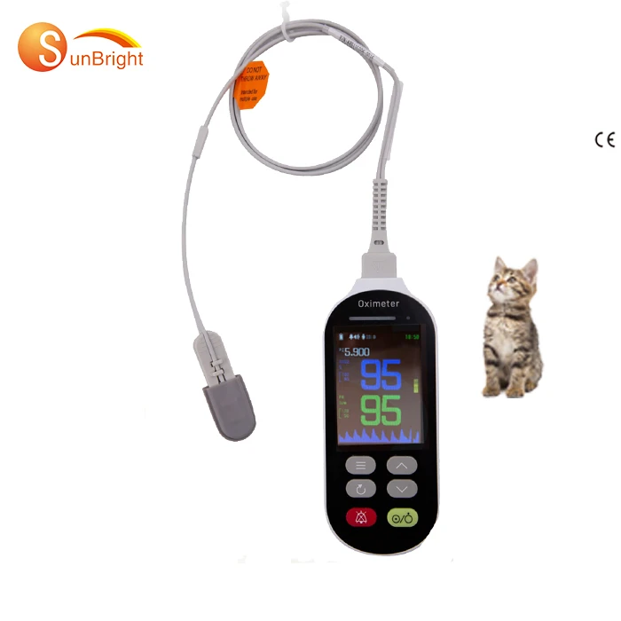 High Accurate hospital Use Blood CE blood Pulse handheld Oximeter for pet animal Blood Oxygen Monitors