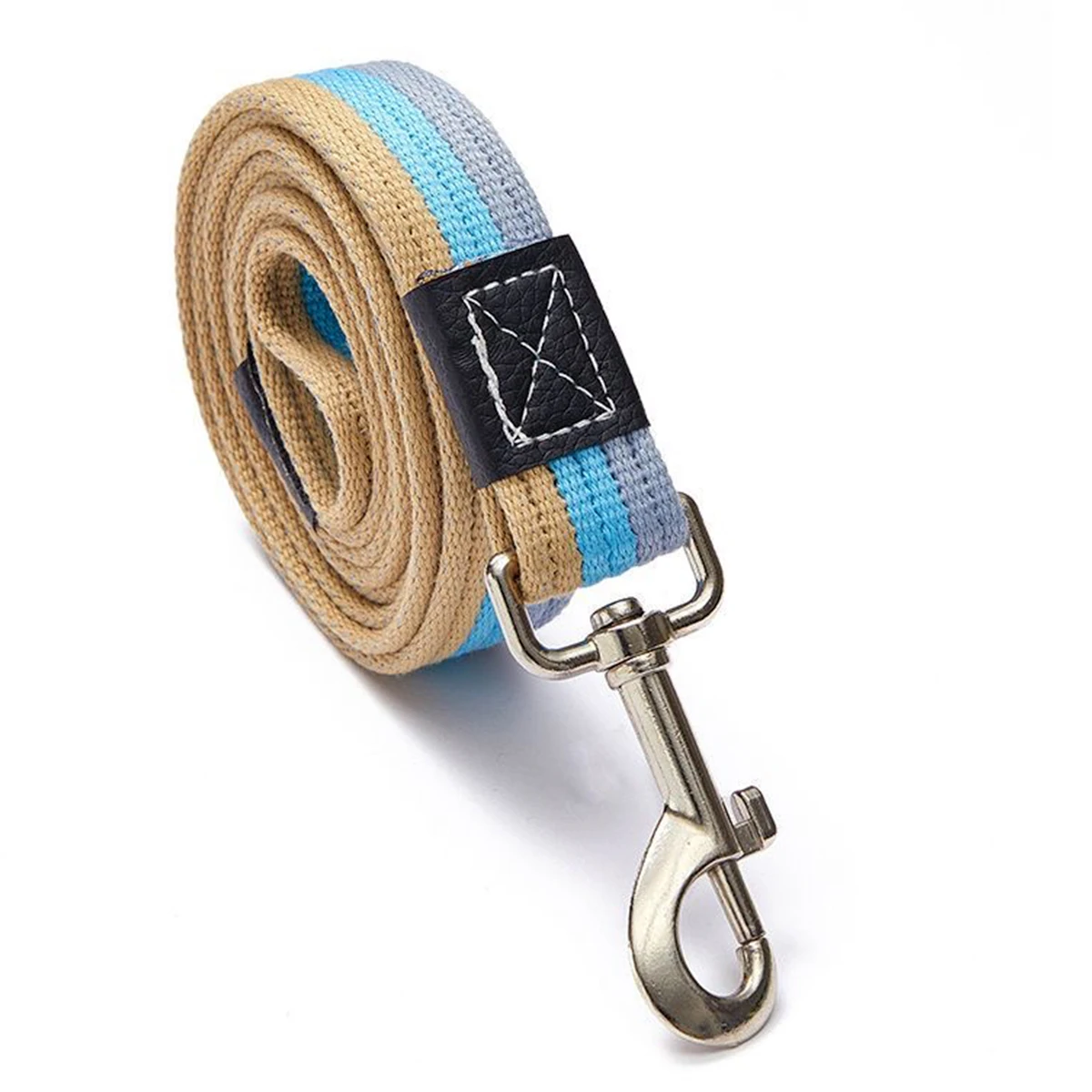 1.5m 2m long Dog Leash Pet Lead Non-Slip Rubber Nylon Training Walking Rope work Dog Leashes For Small Medium Large big Dogs