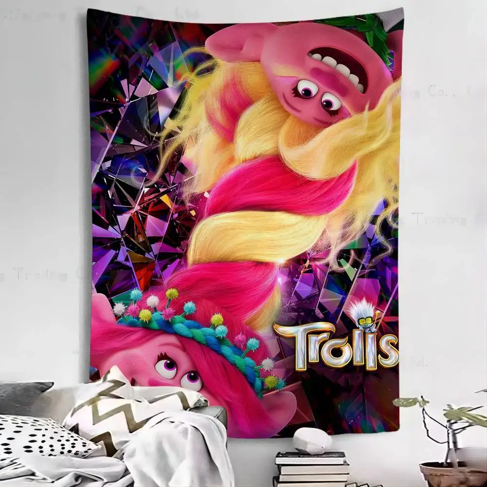 الكرتون T-المصيدون الفرقة المطبوعة قماش مزخرف جداري كبير رخيصة الهبي الجدار الشنق البوهيمي جدار المفروشات ماندالا INS ديكور المنزل