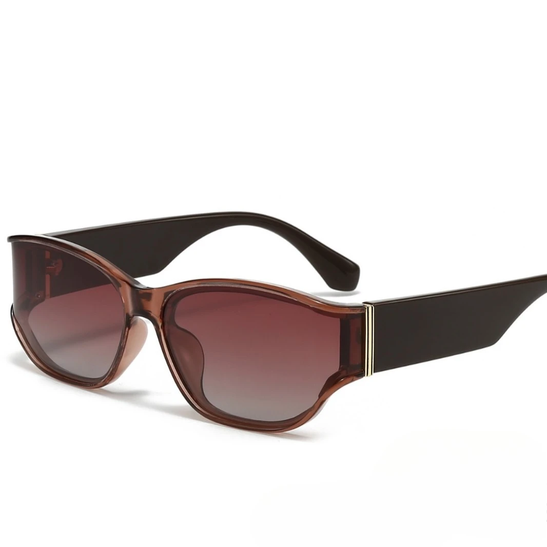 

2025 New Trend Curved Sunglasses Women HD Polarized UV400 Protection Advanced Sunscreen Driving Glasses Fashion Shades