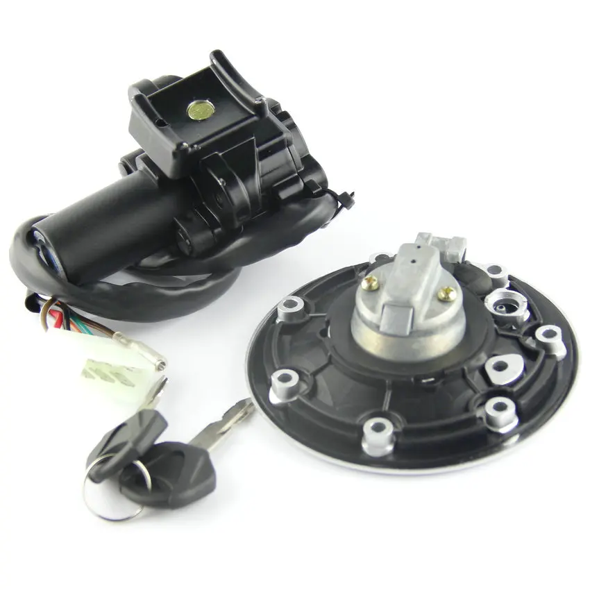 لكاواساكي نينجا ZX750 ZX-7RR ZX-7R ZX-9R ZX900 ZXR750 ZXR400 ZR400 12 فولت مفتاح إشعال غطاء خزان الوقود الغاز قفل مفاتيح مجموعة
