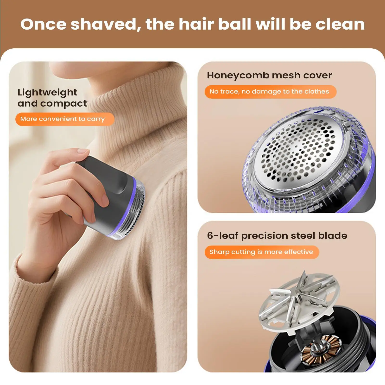 

Fabric Shaver Rechargeable Portable Lint Remover Sweater Pill Remover Fabric Shaver for Clothes Couch Furniture Pilling Fuzz