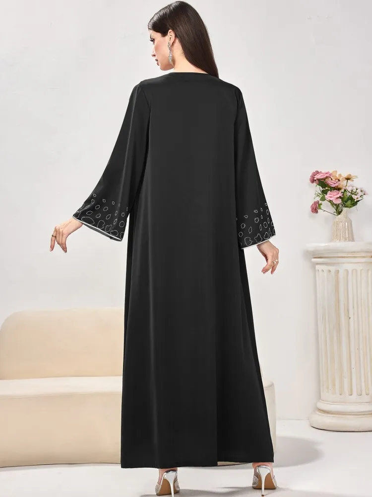 여성을위한 Abayas 두바이 럭셔리 2025 아프리카 이슬람 패션 드레스 Caftan Marocain 이브닝 파티 드레스 Boubou Robe Djellaba Femme
