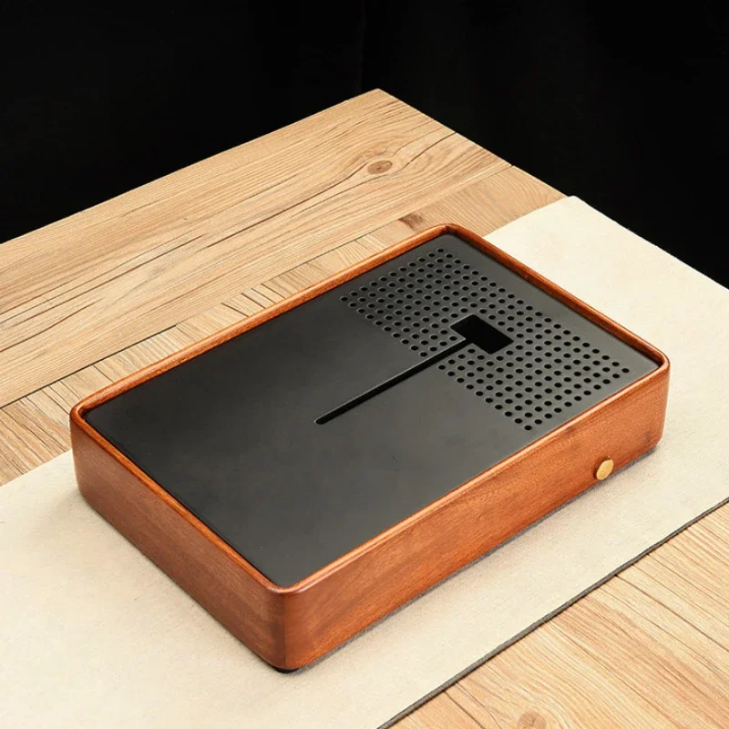 Light Luxury Tea Tray New Chinese Style Kung Fu Decorative Vintage Tea Tray Wooden Ceremony Unusual Bandeja Madera Home Products