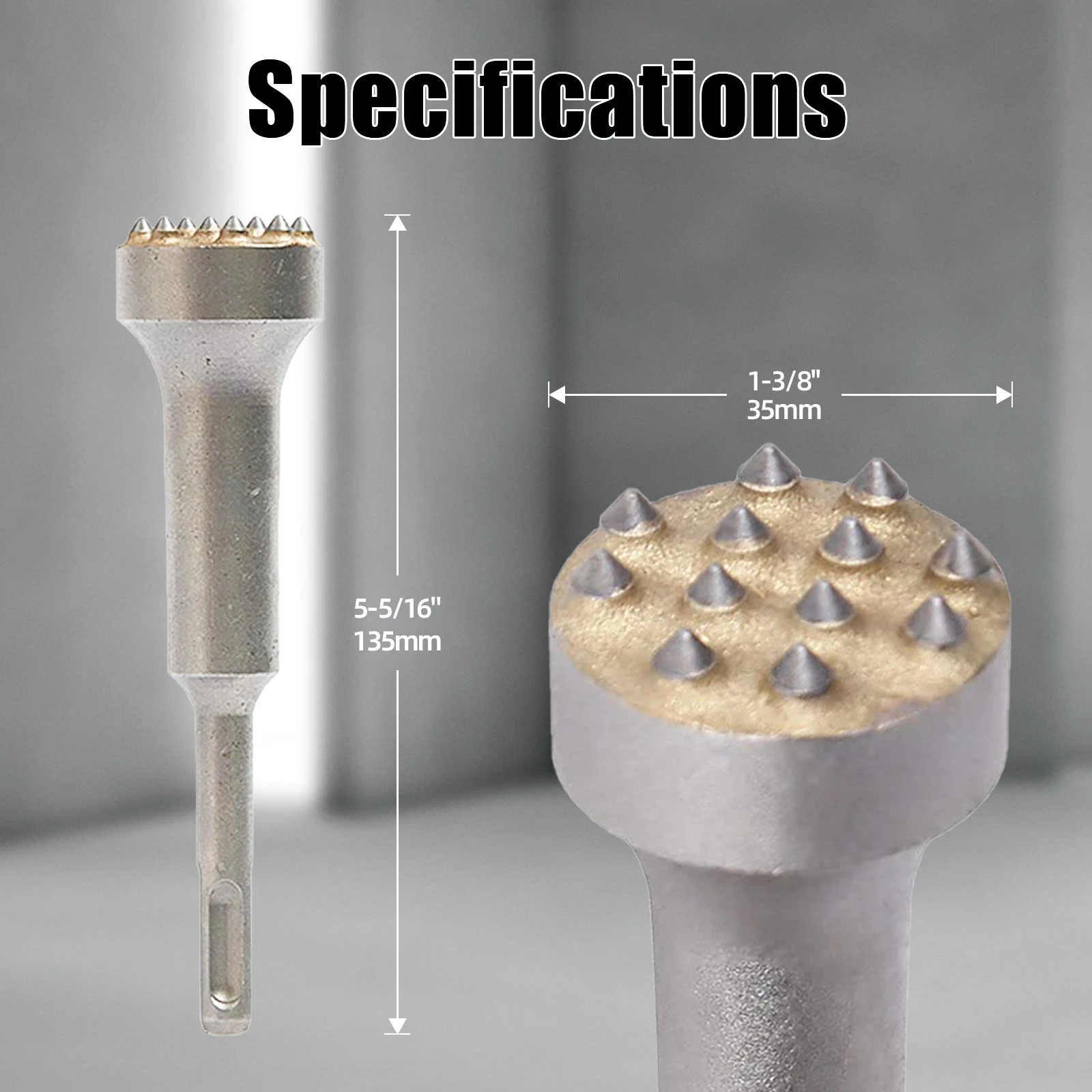 Variant: 12 teeth round shank
