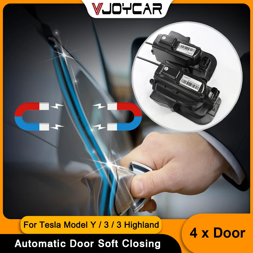 Newest Auto Smart Electric Suction Door for Tesla Model 3 Y 3 Highland High-Technology Anti-Pinch Stable Door Soft Closing