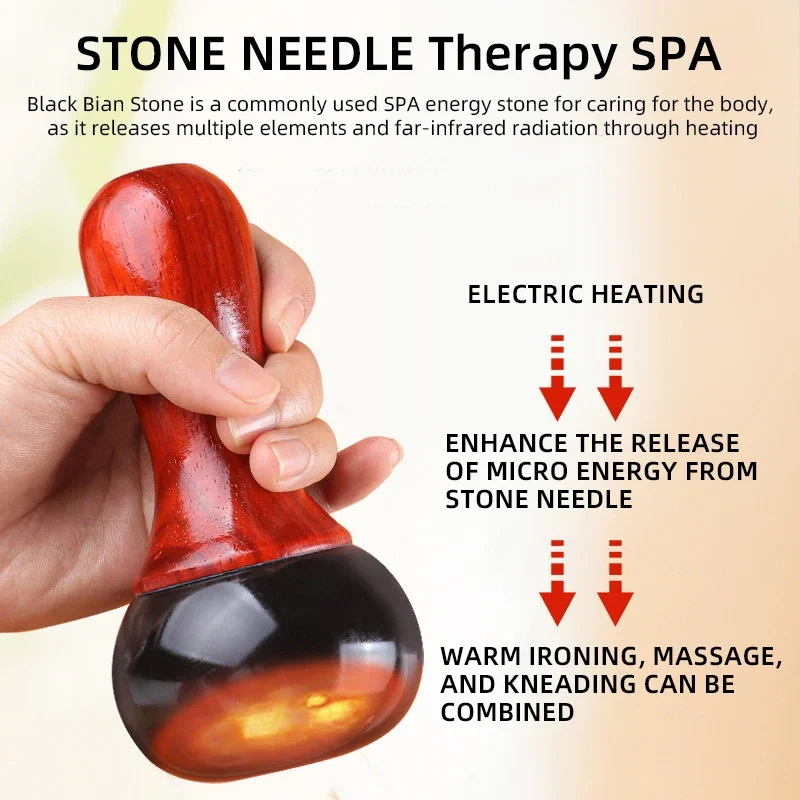 Factory Wholesale Home Salon Hot Stone Gua Sha Massager Relax Muscles Skin Lift Scraping Back Neck Face Massage Products