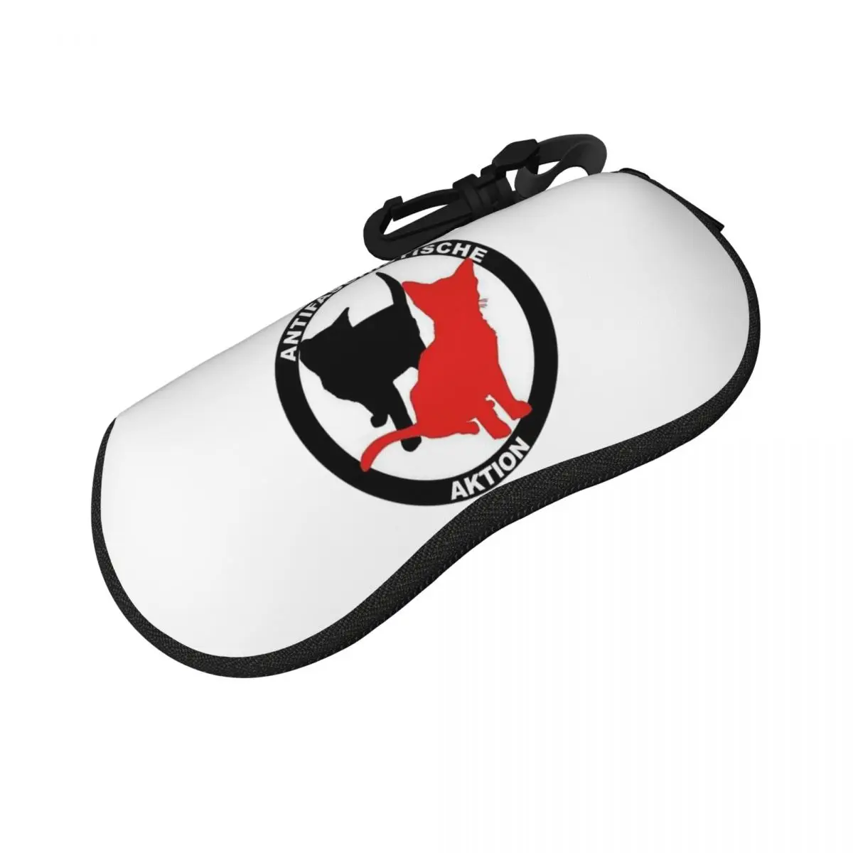 

Antifa Cats Shell Glasses Case Protector Sunglasses Box Women Men Soft Eyeglasses Bag Pouch