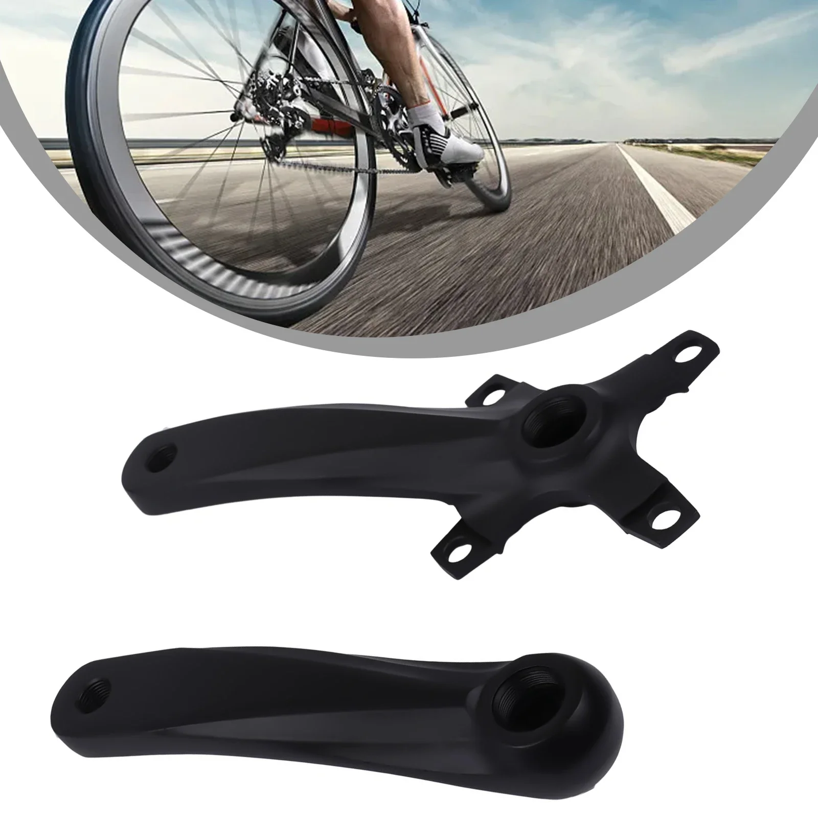 New Material Brand New Crank Leg Bicycle Crank Set Bicycle Tooth Plate Aluminum Alloy Specification 9/16 Speed:7-12S BCD104mm