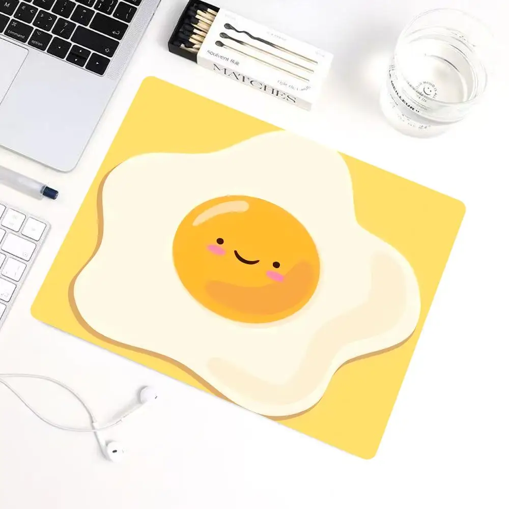 

Fired Eggs Mouse Pad Mouse Pad For Small Size Gaming Mouse Pad Gamer Company Keyboard Mouse Mats Carpet Computer Desk Mats