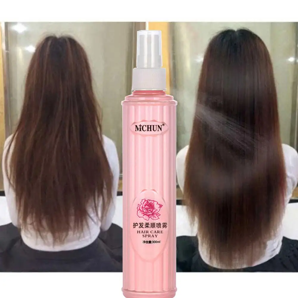 2 pezzi 300ML spray delicato per la cura dei capelli riparazione secret wash free rose fragrance spray per la cura dei capelli