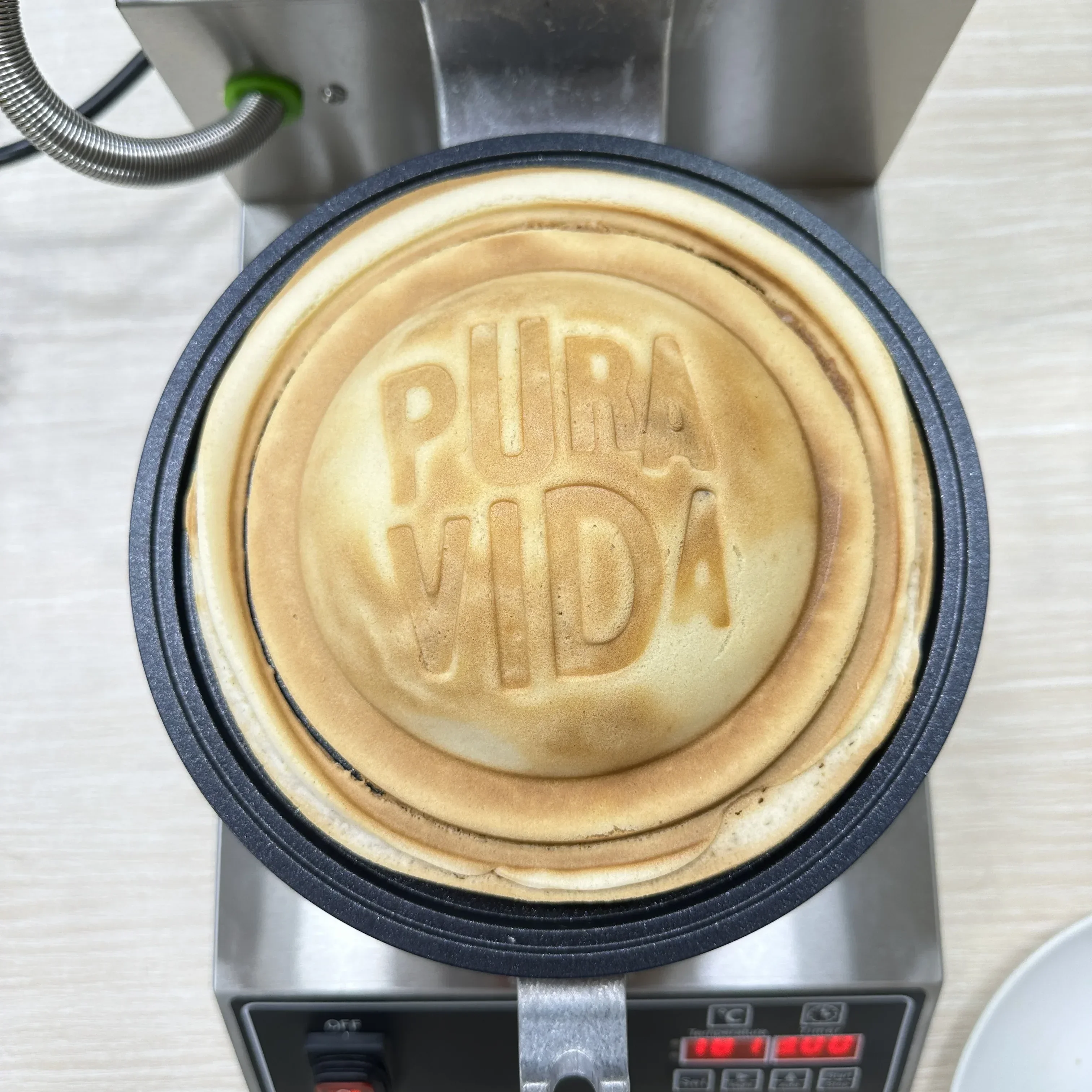 maker for small business with personalized stamp customized super big mold logo pattern burger machine Hot sales