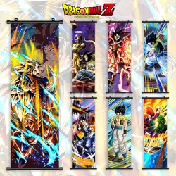 Dragon Ball Z Goku Super Saiyan hanging painting room bedroom Vegeta hanging scroll painting poster