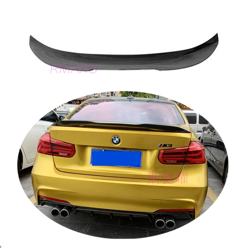 For F30 F35 Spoiler 2012-2017 BMW 3 series 320i 325li 328i Spoiler PSMK ABS plastic Material Car Rear Wing Color Rear Spoiler