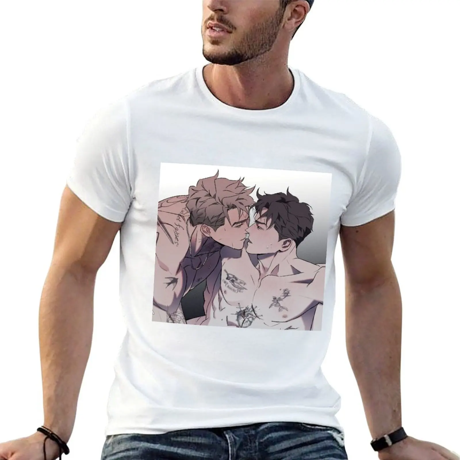 Wetsand Manhwa Wet sand T-Shirt Work Short Sleeve Cotton Top