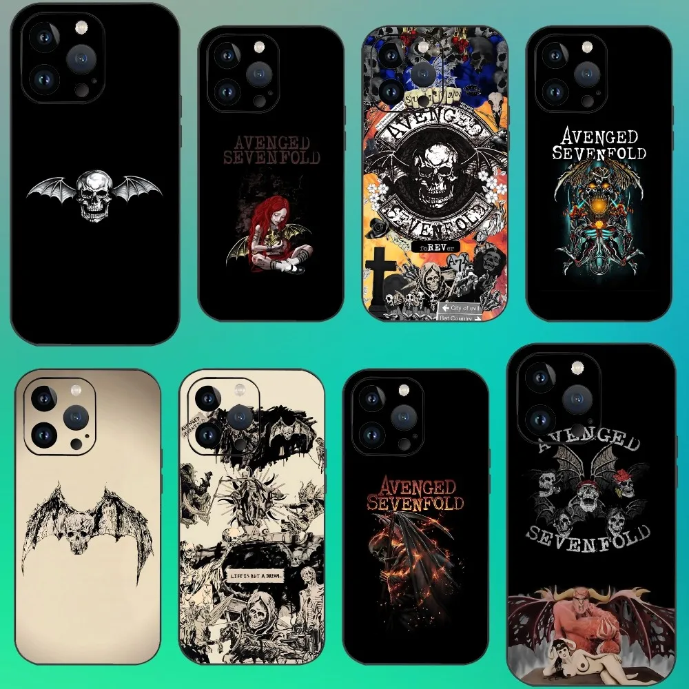

A-Avenged S-Sevenfold Band Phone Case For Iphone 16 15 11 13 14 Pro Max 7 8 Plus X Xr Xs Max 12mini Cover Case