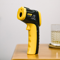Deli Digital Infrared Thermometer -30~380℉ Contactless Temperature Tester IR Laser Pyrometer LCD Non-Contact Pyrometer
