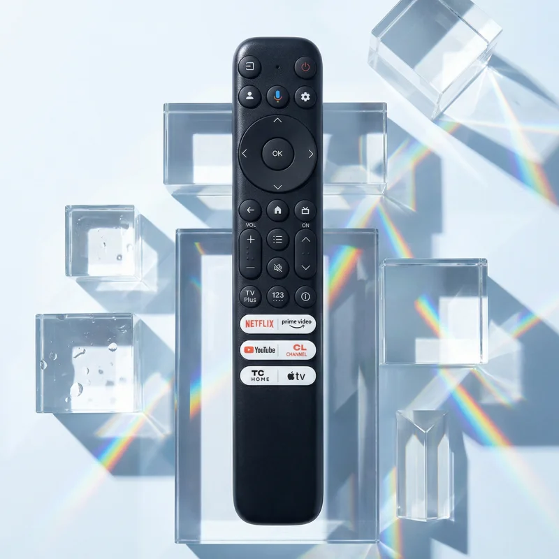 

Haoxi RC902V FMR4 Universal Remote Control Advanced Features Mini-LED QLED 4K UHD Smart Android TV Replacement Remote