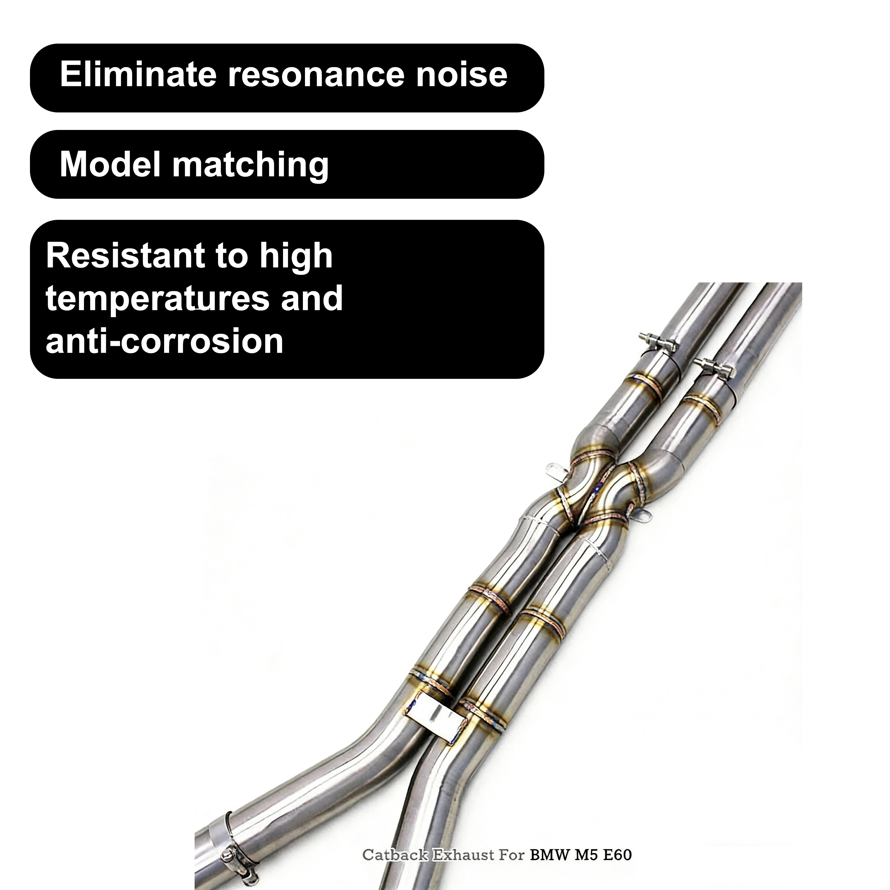 ACE Valvetronic Auspuffanlage für BMW M5 E60 M6 E63 5.0L V10 Performance Auspuffrohr Schalldämpfer mit Fernbedienung für die Ventile – Detail 7