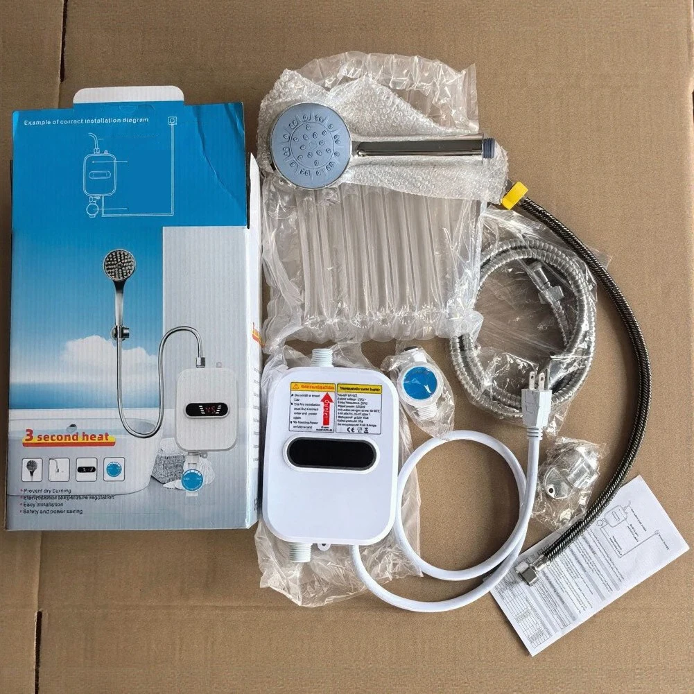 Compact Electric For Instant Water Heater for Low Flow Applications with Precise Temp Control and Fast Heat Up