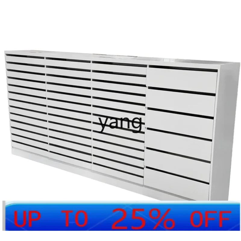 

LTT Display Cabinet White Nail Art Cabinet Floor Storage Nail Polish Swatch