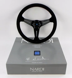 Drift Universal 350mm Nardi Racing Steering Wheel Car Suede Leather JDM Steering Wheel Volantes For VW HONDA Nissan TOYOTA BMW