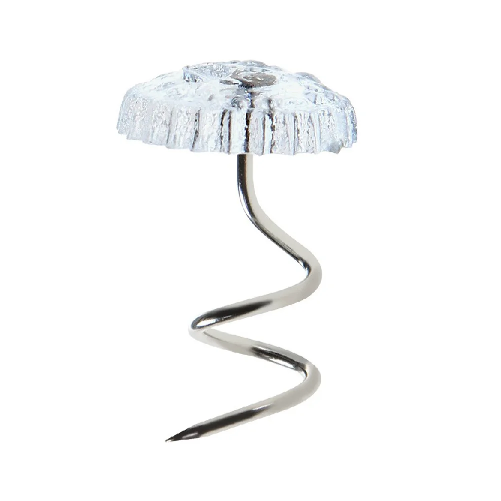 

20pcs Non-Slip Clips Adjustable For Upholstery Slipcovers Doilies Spiral Pins Twisted Nail Furniture Arm Covers Holder