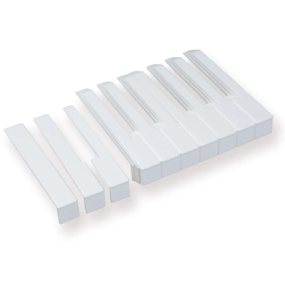 Ensemble de 52 touches de Piano en plastique ABS blanc, Kit d'entretien de Piano avec fronts, pièces d'instruments de clavier de remplacement professionnelles
