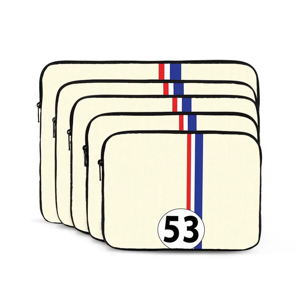 Herbie, Number 53 Notebook Laptop Bag Case Pouch 10 12 13 15 17 Inch Notebook Sleeve Cover Bag Tablet Shockproof Case Bag