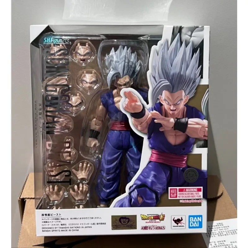 In Stock Genuine Bandai S.H.Figuarts Dragon Ball Beast Son Gohan Ultimate Gohan Super Hero Anime Action Figure Model Toys Gifts