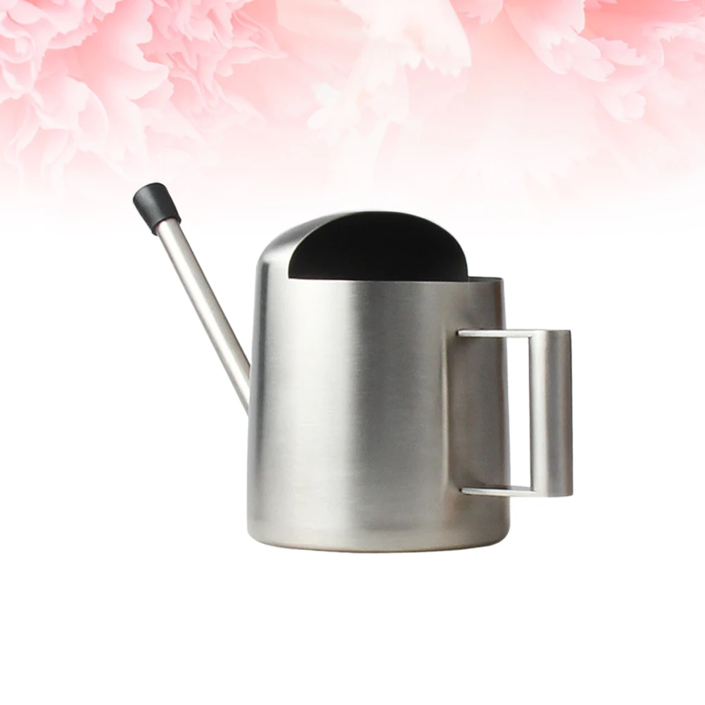 

Metal Watering Can Long Mouth Kettle Stainless Steel Flower Gardening Tool Plants Succulent Device