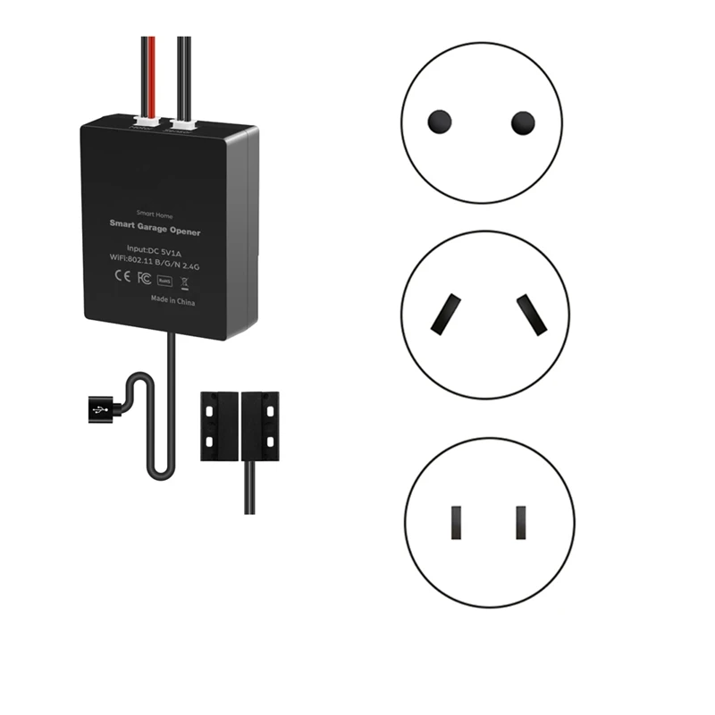 

Home Kit Smart Home Garage Door Opener Wireless Wifi Smart Switch Controller Voice Control For Home Kit Switch-EU Plug Durable